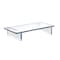 Azar Displays Clear Acrylic 22W x 3H 1/2 Thick Riser w/ Bumpers 515373 - alternate 1